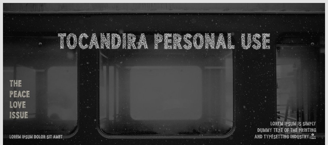 TOCANDIRA PERSONAL USE Font