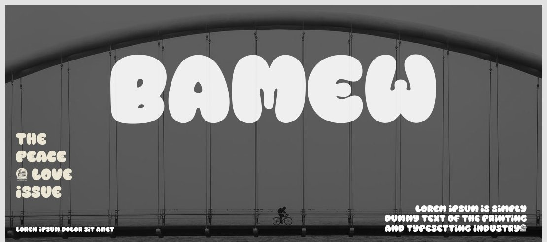 BAMEW Font Family