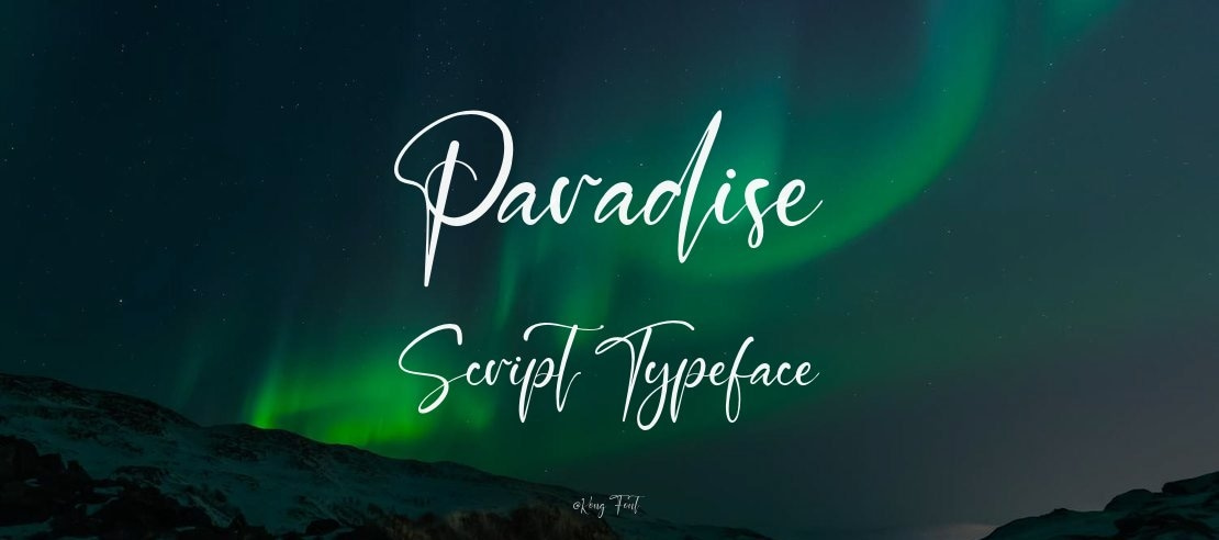 Paradise Script Font