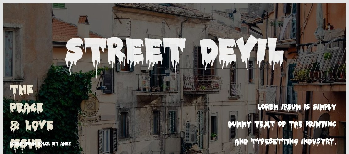 STREET DEVIL Font