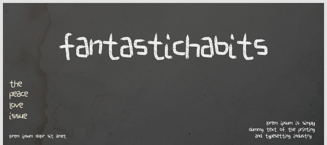 FantasticHabits Font
