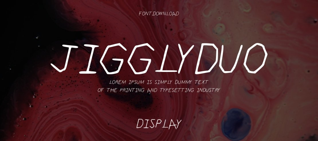 JigglyDUO Font Family