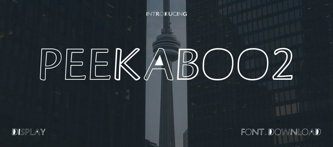 Peekaboo2 Font