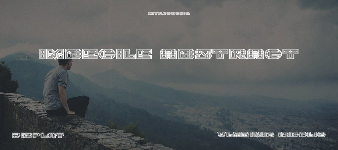 Imbecile Abstract Font Family