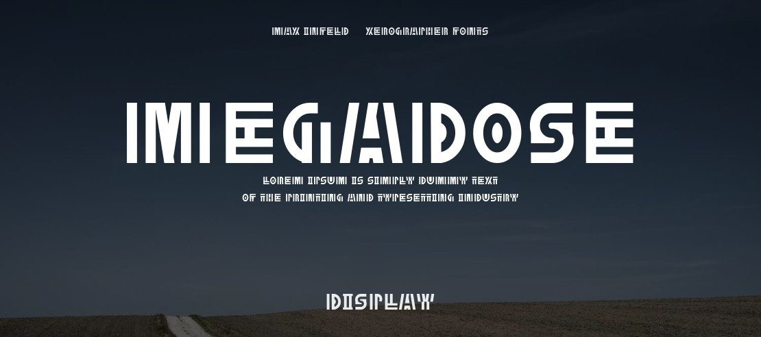 MegaDose Font