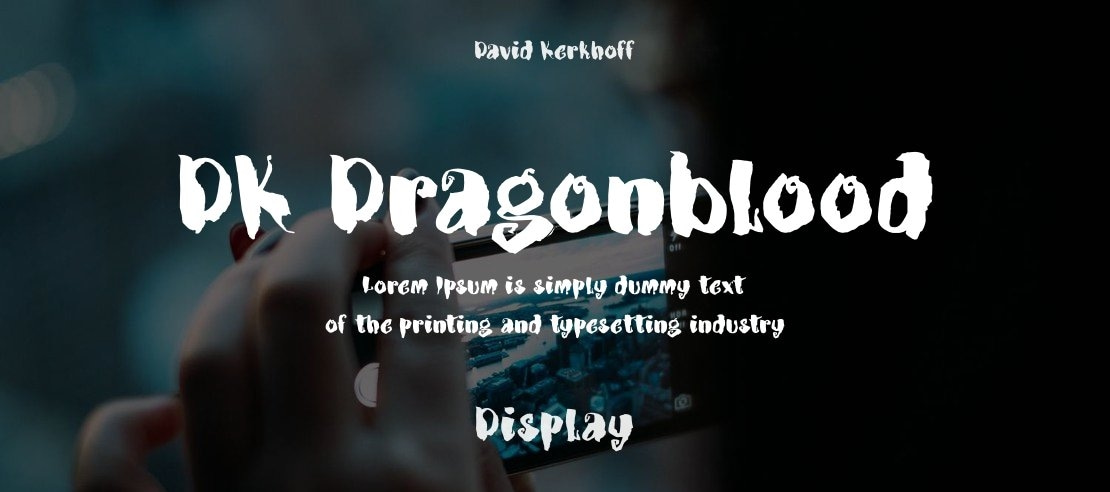 DK Dragonblood Font