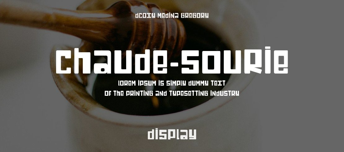 ChAUde-SoUriE Font