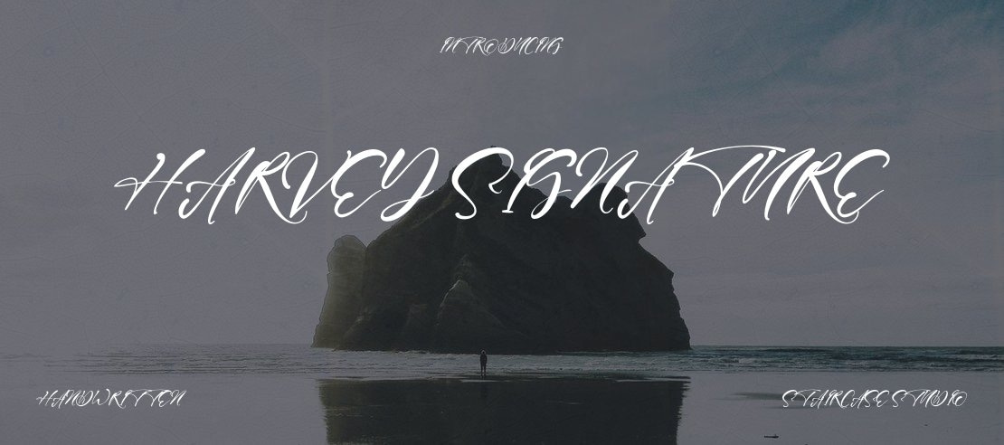 Harvey Signature Font