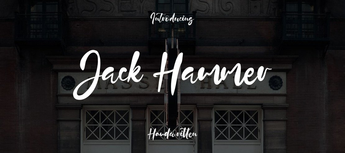 Jack Hammer Font