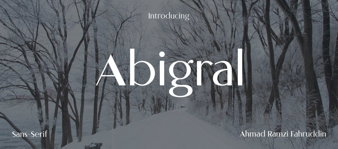 Abigral Font