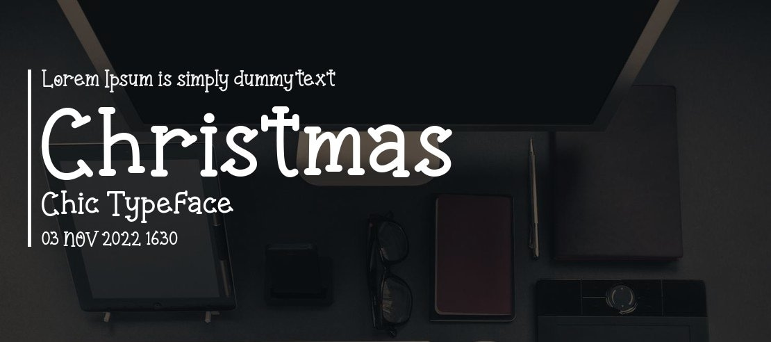 Christmas Chic Font