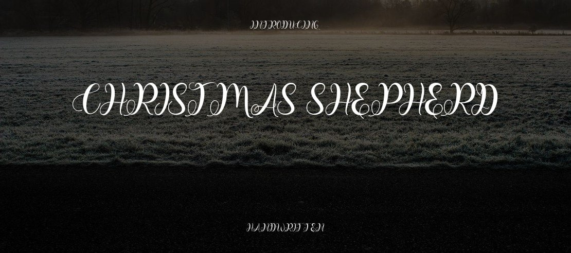 Christmas Shepherd Font