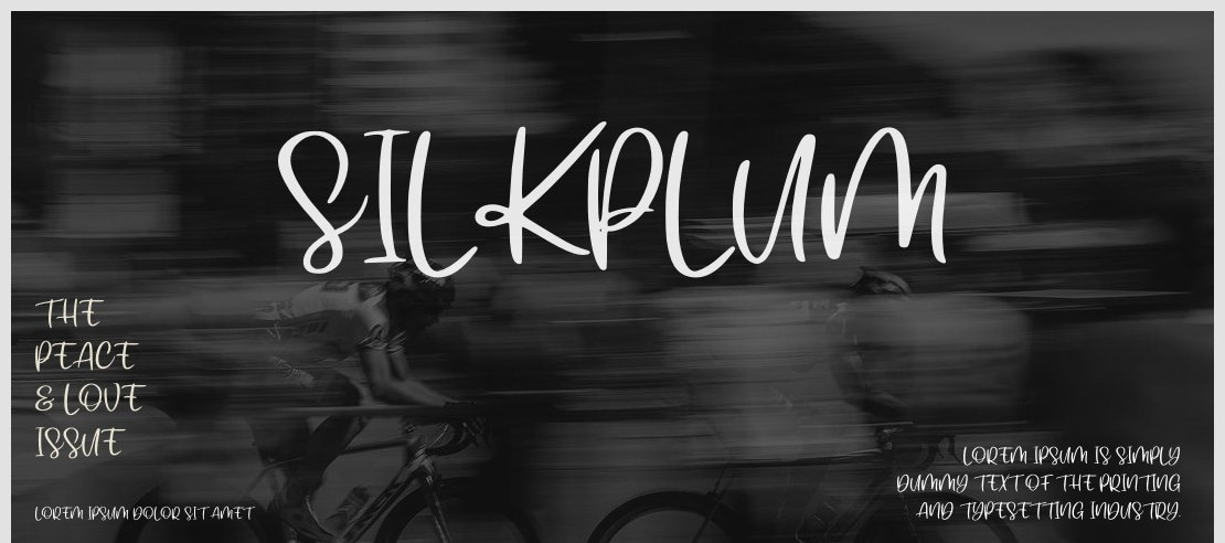 Silkplum Font