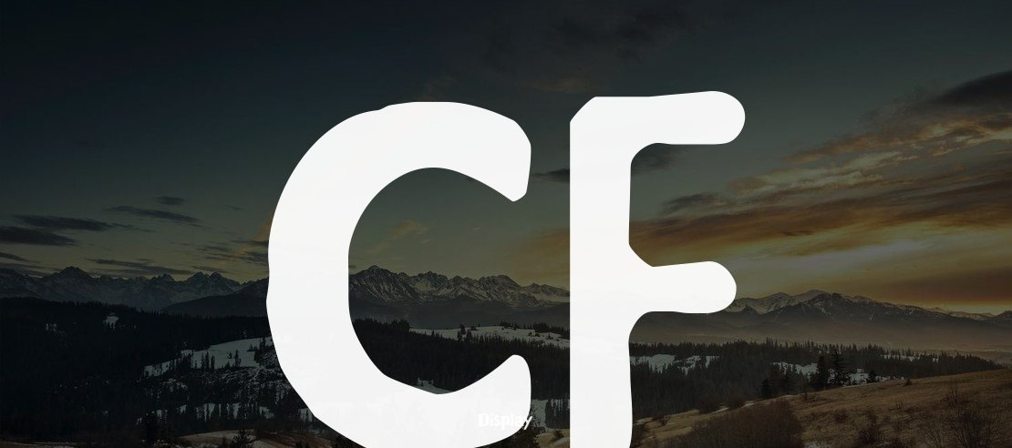 CF Left Behind Font