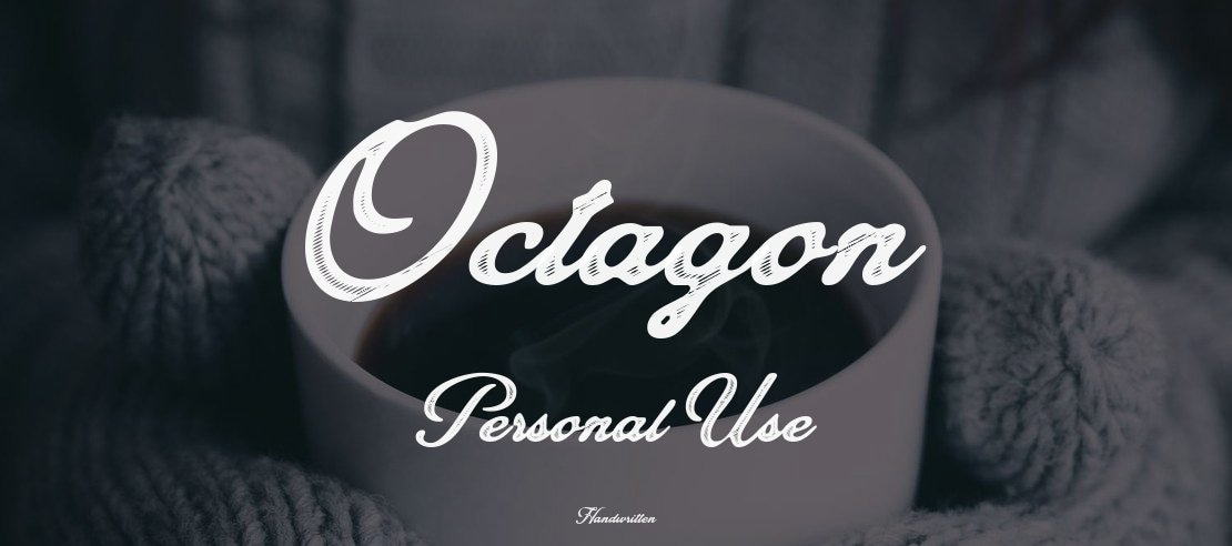 Octagon Personal Use Font