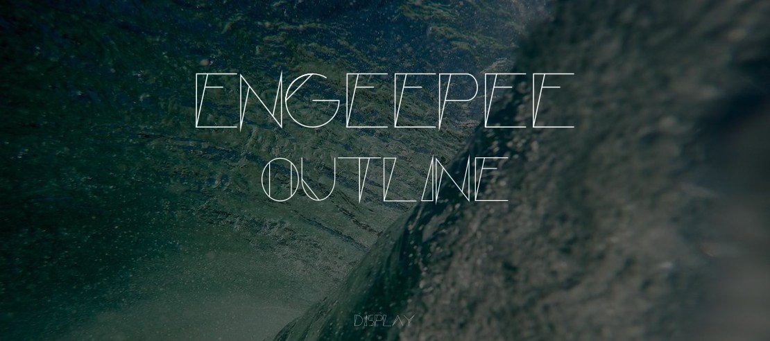 Engeepee Outline Font