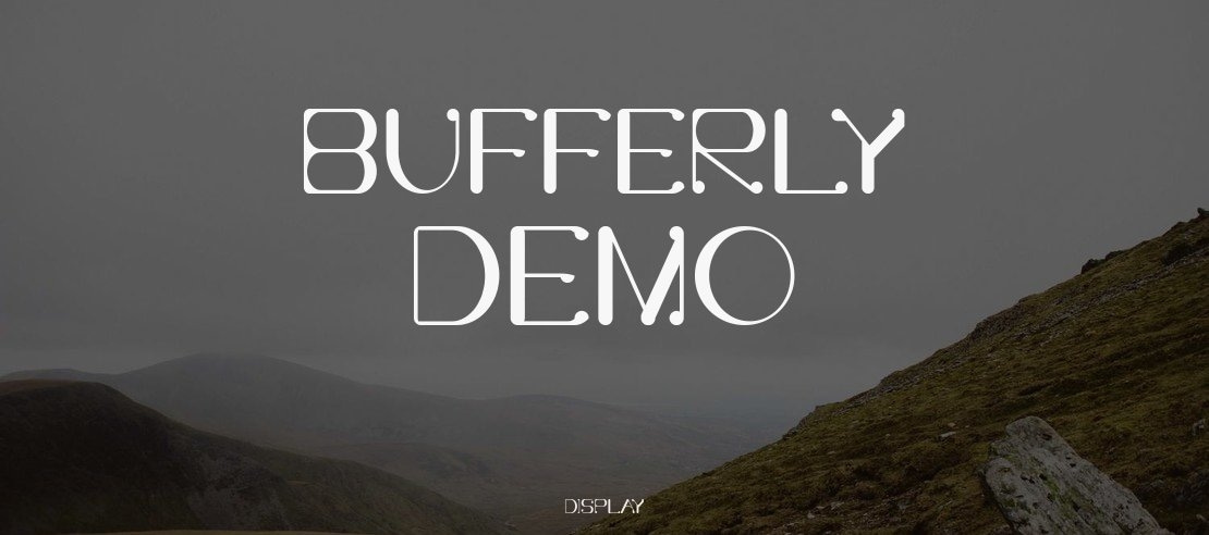 Bufferly Demo Font