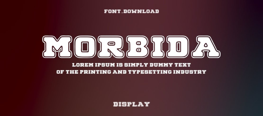 MORBIDA Font