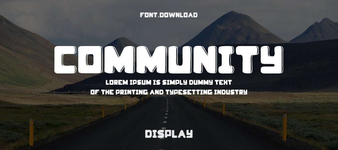 community Font