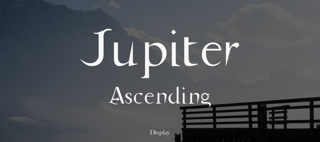 Jupiter Ascending Font
