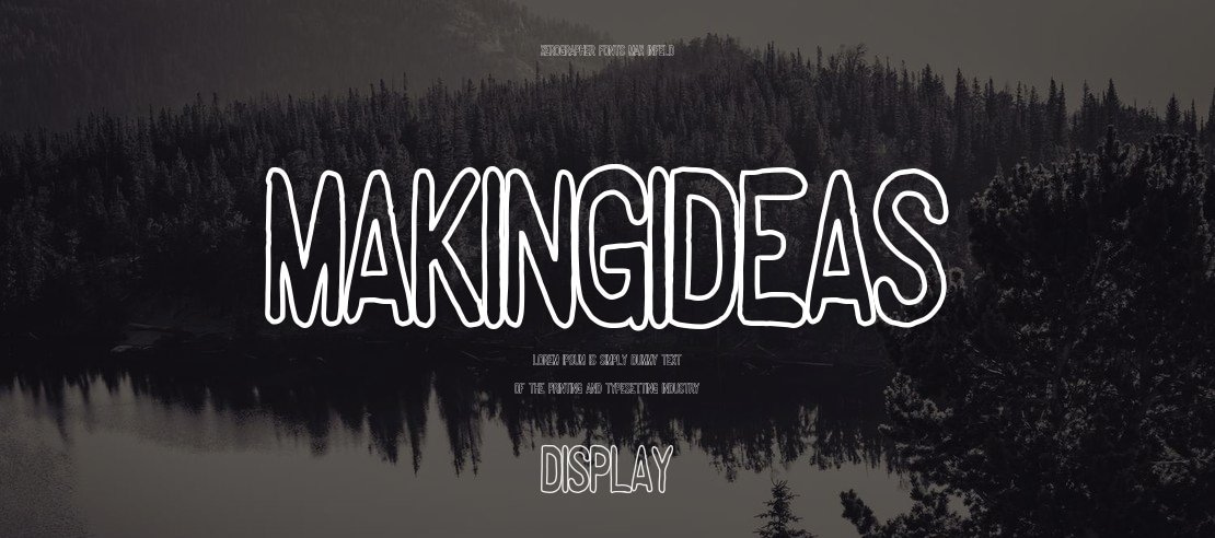 MakingIdeas Font