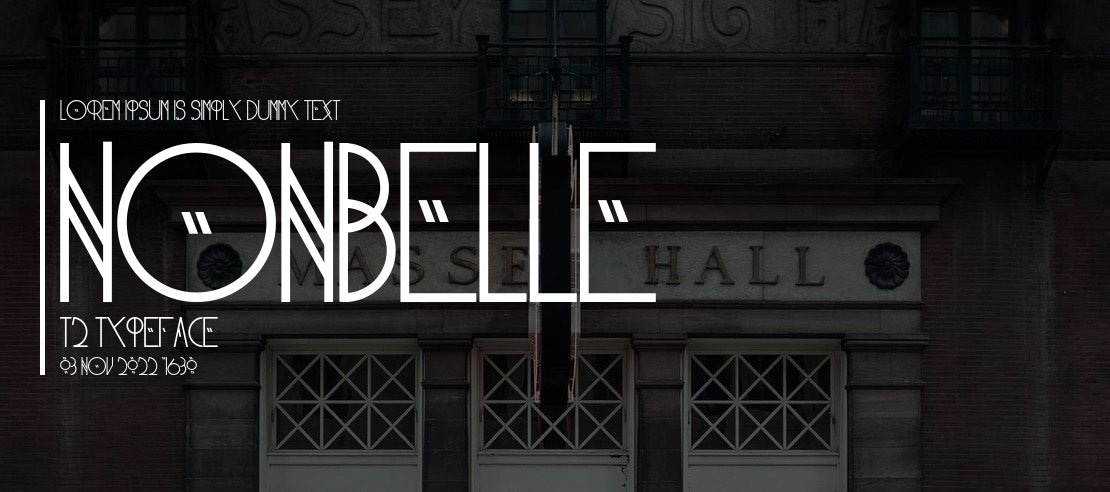 NonBelle T2 Font