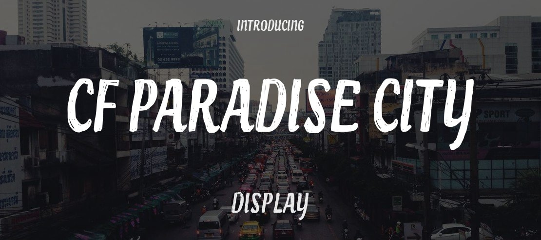 CF Paradise City Font