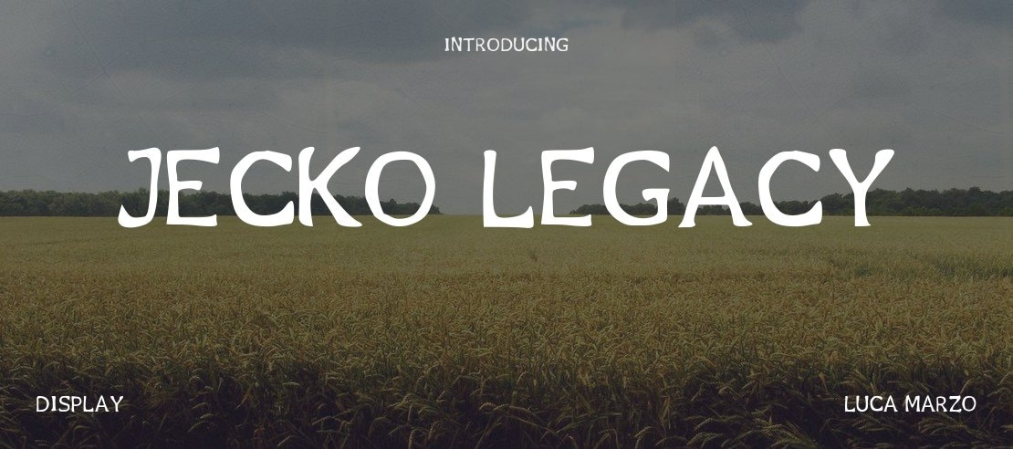 Jecko Legacy Font