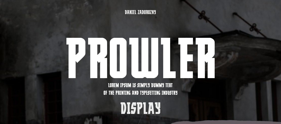 Prowler Font Family