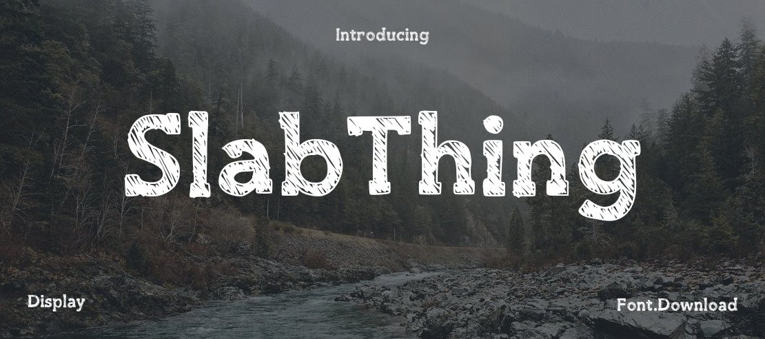 SlabThing Font