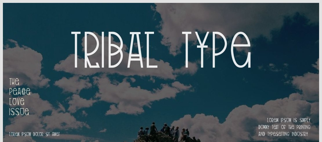Tribal Type Font