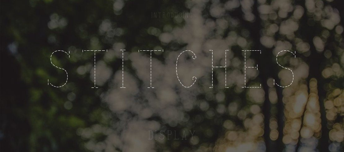 stitches Font Family