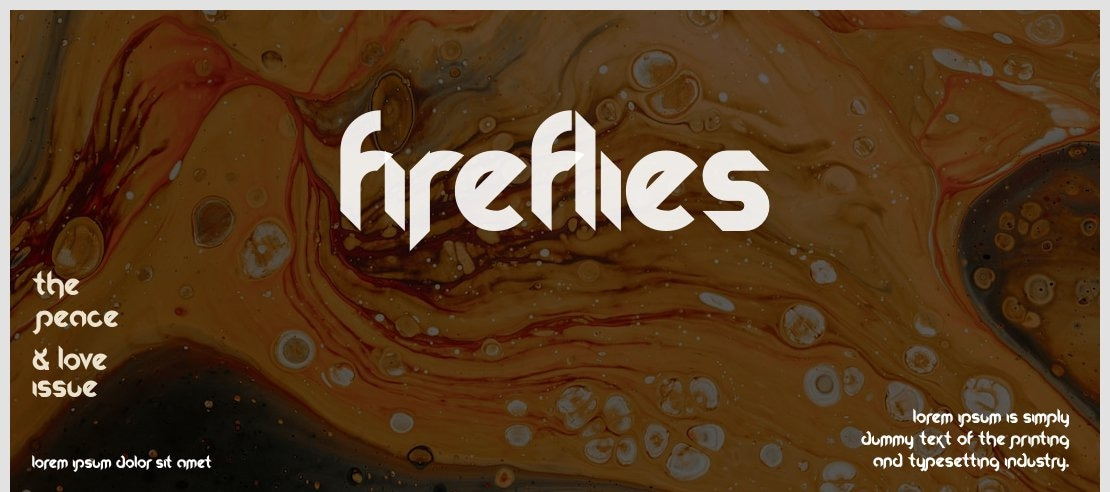 Fireflies Font