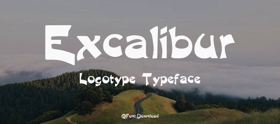 Excalibur Logotype Font
