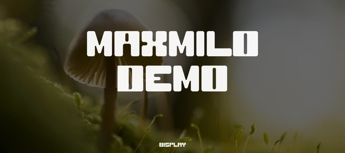 Maxmilo Demo Font