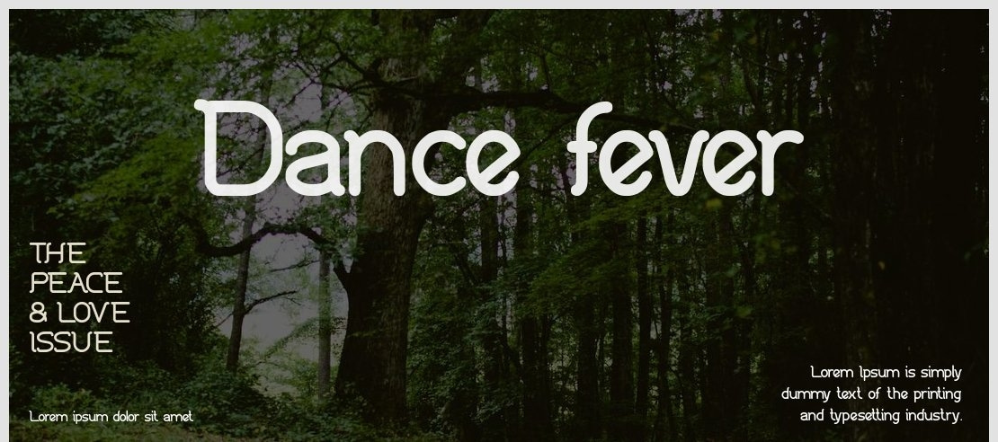 Dance fever Font