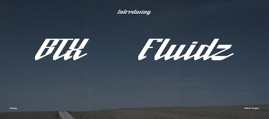 BTX-Fluidz Font