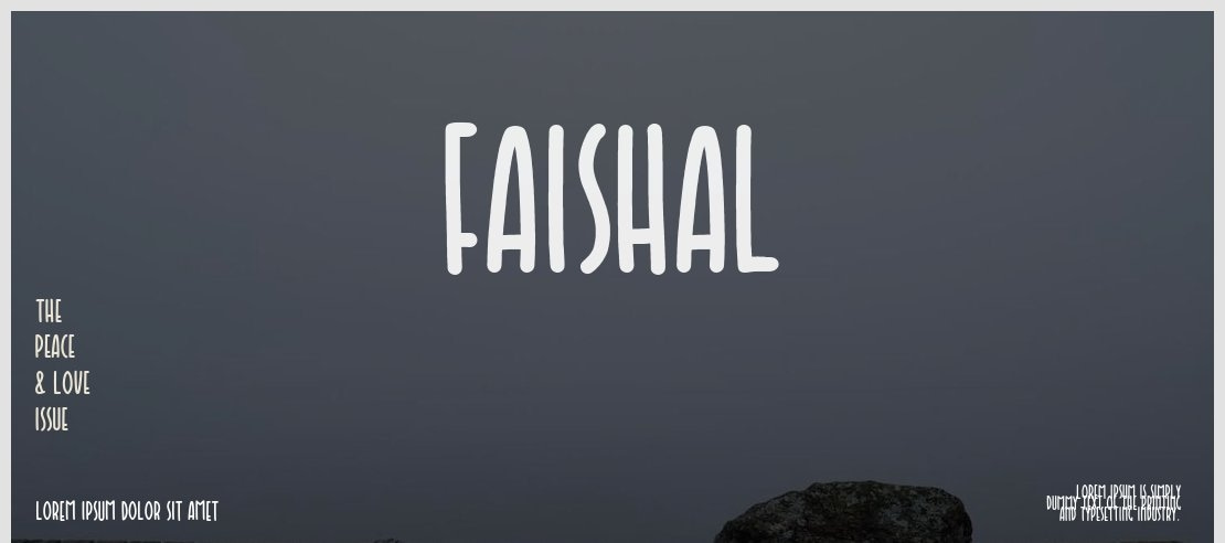 Faishal Font