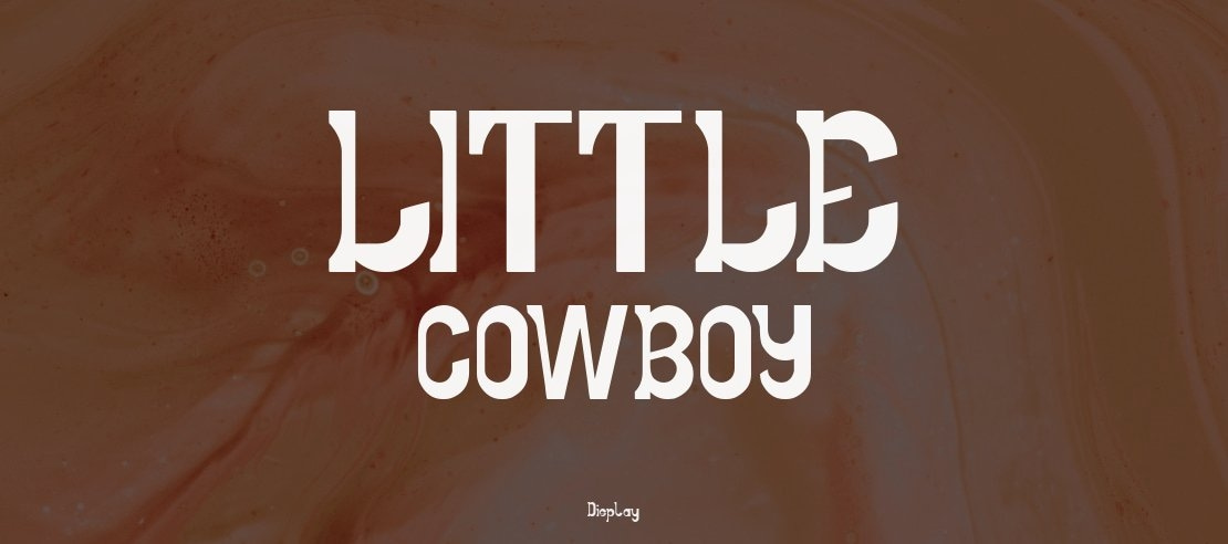 LITTLE COWBOY Font