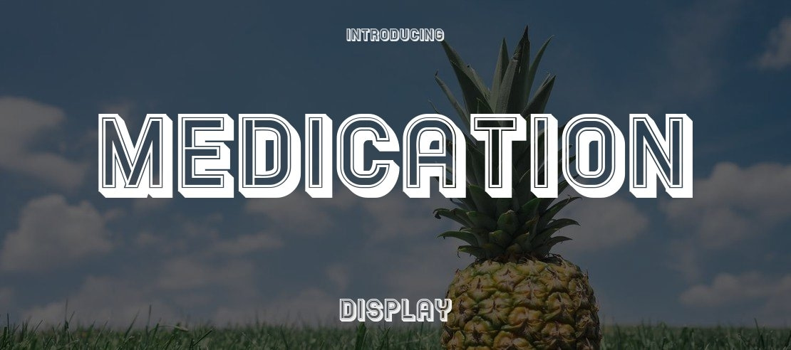 Medication Font Family