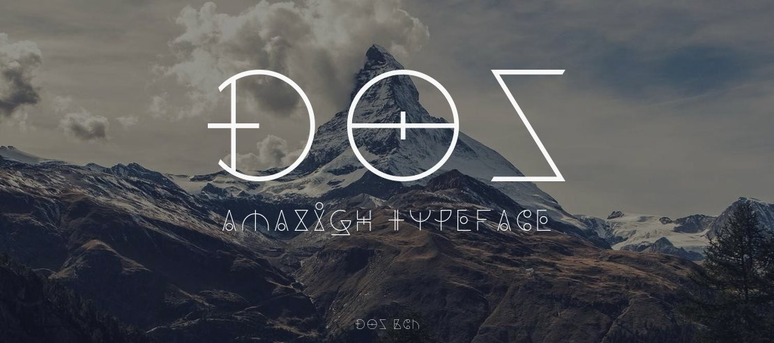 Dos Amazigh Font