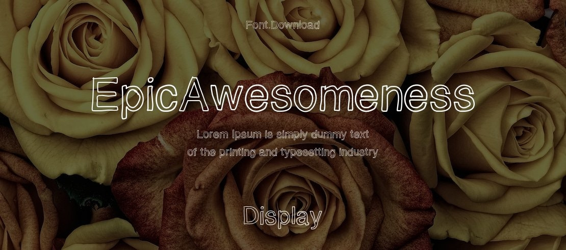 EpicAwesomeness Font Family