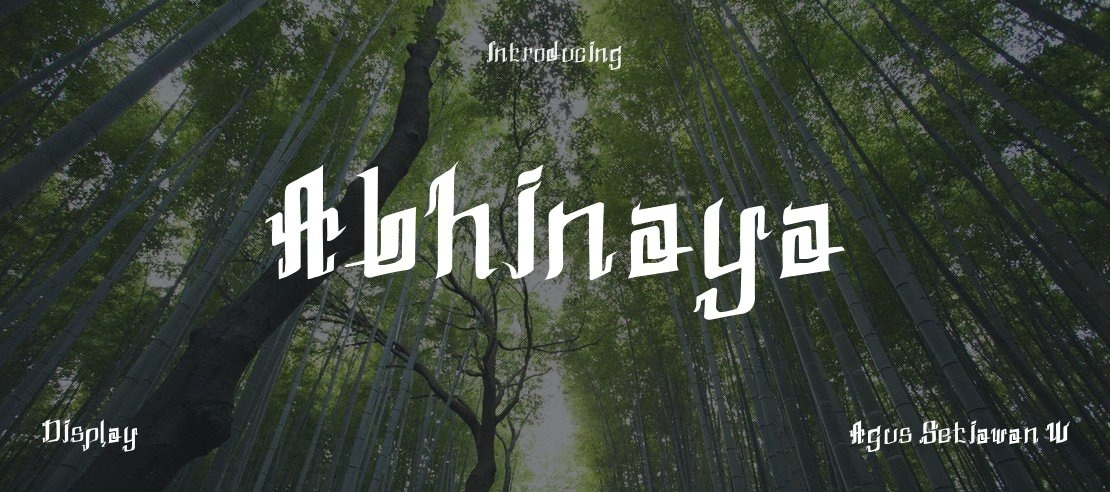 Abhinaya Font