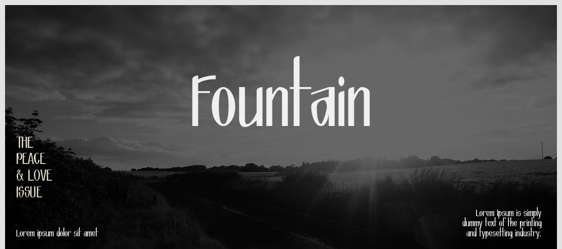 Fountain Font