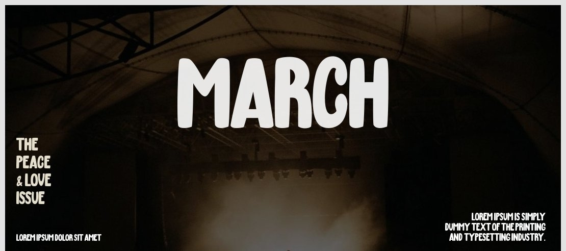 March Font