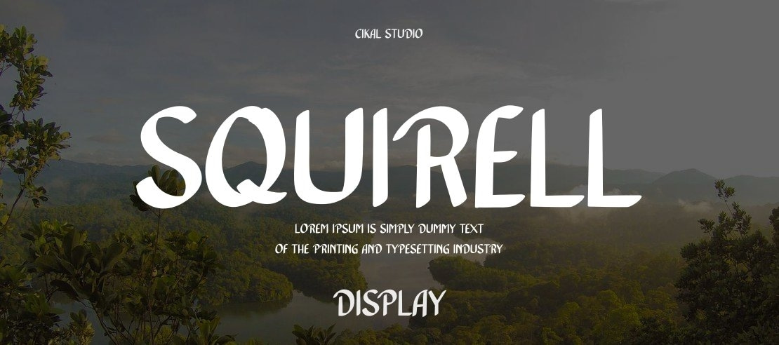 SQUIRELL Font