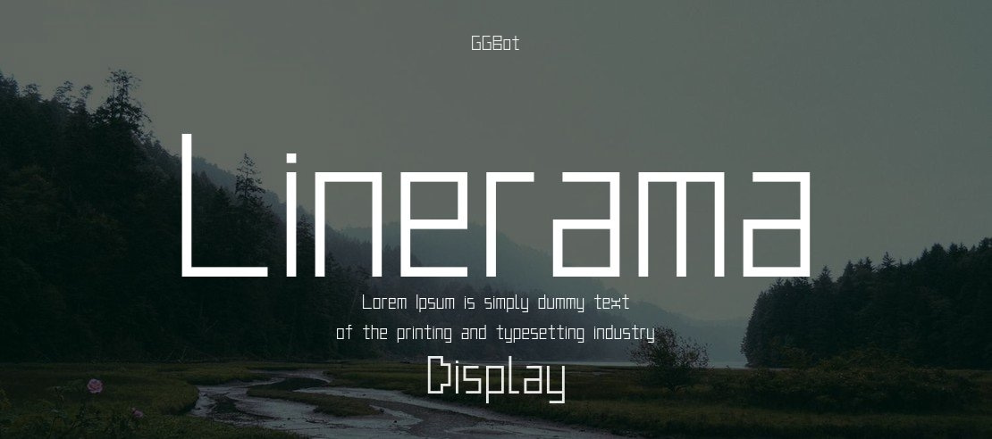 Linerama Font Family