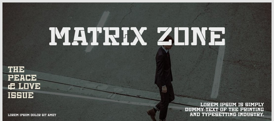 Matrix Zone Font