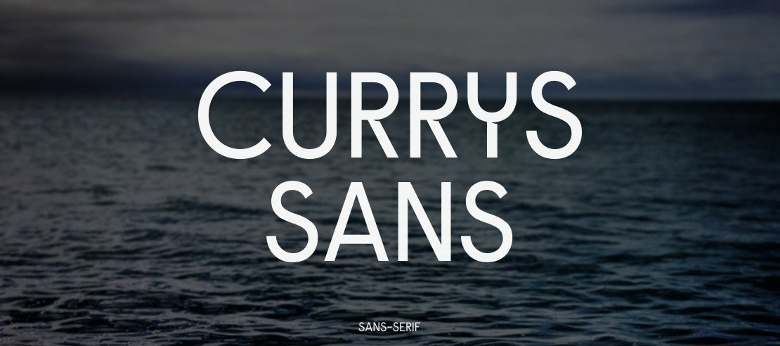 Currys Sans Font Family
