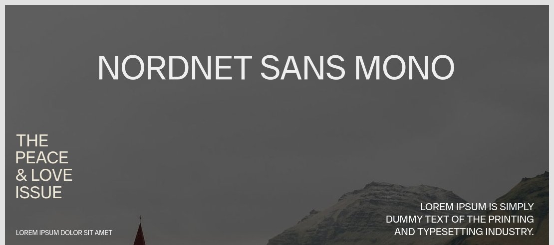 Nordnet Sans Mono Font Family